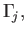 $ \Gamma_{\!j},$