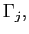 $\Gamma _j,$